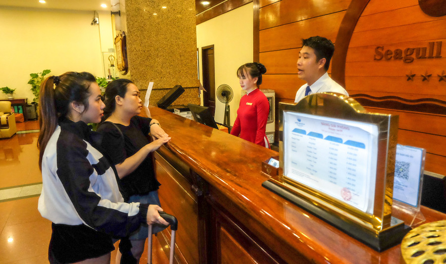 Hai Au Hotel is fully prepared and offering special promotions for guests during the September 2 holiday. Photo: Đoan Ngọc 2-1.jpg