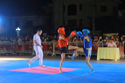 45 Athletes Compete in Traditional Martial Arts Tournament at Tuy Phuoc Commune Sports Festival 2026