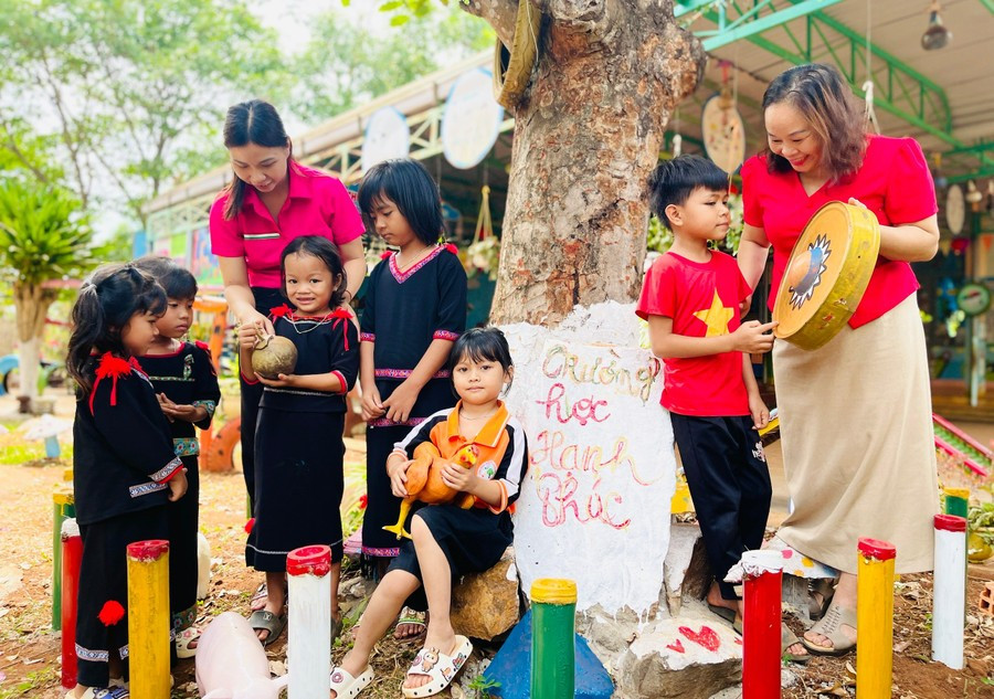 Hoa Sữa Kindergarten focuses on building a learning environment that emphasizes love and care. Photo: T.D truong-mau-giao-hoa-sua-tap-trung-xay-dung-moi-truong-hoc-tap-de-cao-tinh-yeu-thuong.jpg