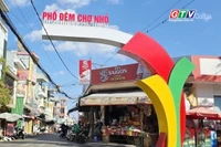 Preparations Completed for the Opening of Cho Nho Night Street