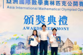 Two APC Gia Lai students achieve top results at the Asian Mathematics Arena