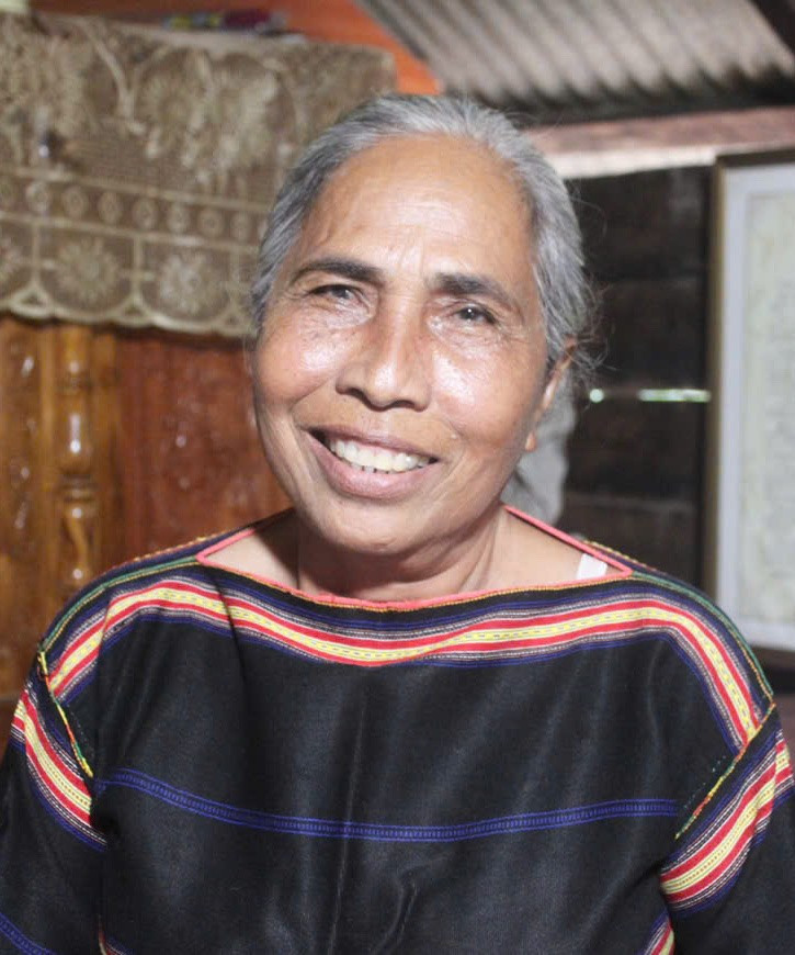 Ms. Rcom H’Guach – Respected Person in Residential Group 6, Ayun Pa Ward. Photo: N.S ba-goach.jpg