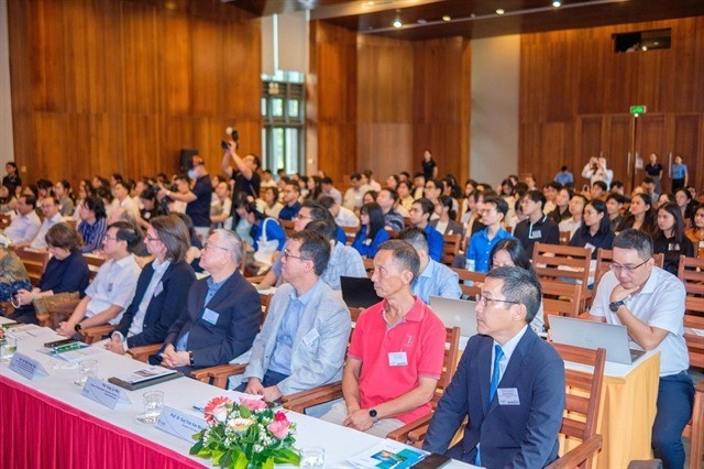 Participants at the 8th “Rencontres de Quy Nhơn: International Biology Conference 2025" on Wednesday in Gia Lai Province.— VNA/VNS Photo Sỹ Thắng 452439-vna-potal-gia-lai-hoi-ngh.jpg