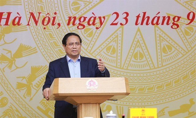Prime Minister Phạm Minh Chính chaired the 14th meeting of the National Steering Committee for IUU Fishing Prevention and Control on Tuesday. VNA/VNS Photo 452020-5278924002499759-vna-pota.jpg
