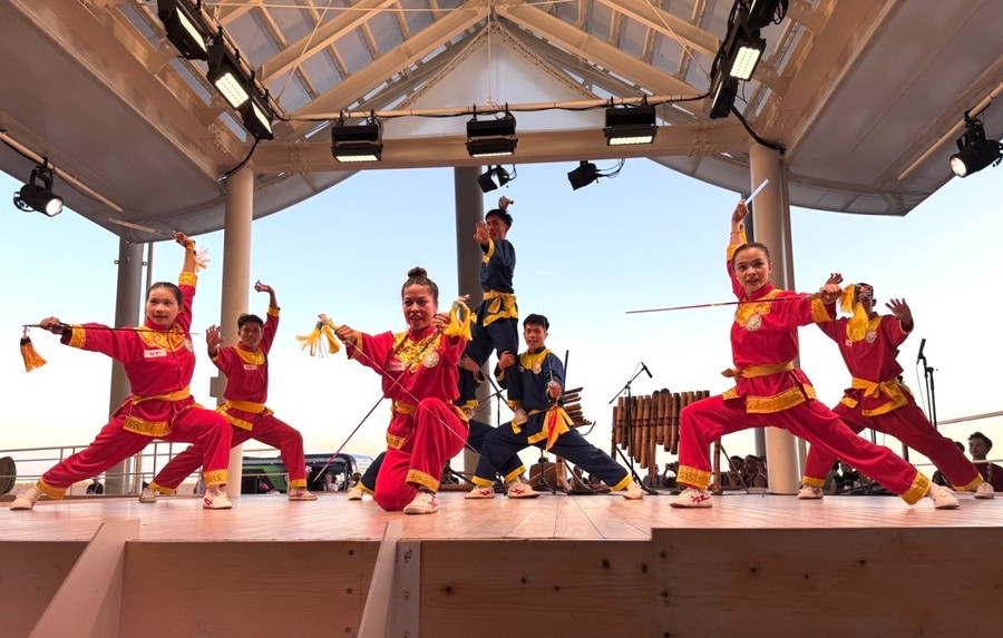 The spirit of traditional martial arts captivated a large audience. Photo: Provided by Organizers anh-2-152410.jpg