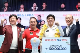 Billiards player Nguyễn Quốc Nguyện, a native of Gia Lai, has officially been crowned champion at the 2026 PBA Tour.