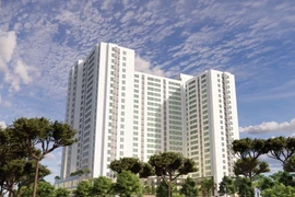 An artist's impression of the Phu Dong High-Rise Residential and Commercial Complex project, valued at over VND 500 billion, developed by Hoang Anh Gia Lai Group in Pleiku Ward, Gia Lai Province.