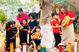 Hoa Sua Kindergarten (Chu Prong commune, Gia Lai province) is focused on creating a learning environment that emphasizes compassion and care. Photo: T.D