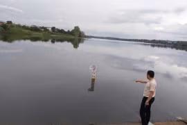 The Bien Ho B Reservoir has exceeded its normal water level earlier than in 2024. Photo: N.D