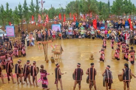 Gong traditions of Jrai and Bahnar ethnic minority groups resonate across Central Highlands