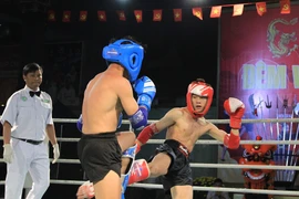 Excitement at the "Binh Dinh Martial Arts Night" at Dai Doan Ket Square.