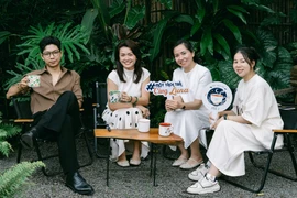 Young creators in Gia Lai build safe space for youth through “a cup of tea with Luna” podcast