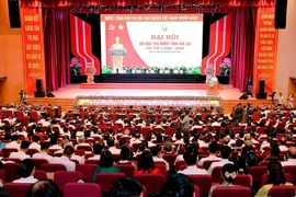 Overview of the First Gia Lai Provincial Patriotic Emulation Congress. Photo: Duc Thuy