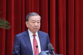 General Secretary To Lam delivers the opening speech at the 14th session of the 13th Party Central Committee. Photo: Thong Nhat/Vietnam News Agency