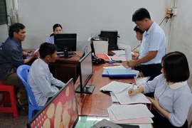 Credit activities at the Nhon Loc People's Credit Fund. Photo: T. Sy