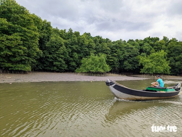 The restored lagoon landscape resembles a miniature Mekong Delta in central Vietnam. Photo: Tan Luc / Tuoi Tre The restored lagoon landscape resembles a miniature Mekong Delta in central Vietnam. Photo: Tan Luc / Tuoi Tre