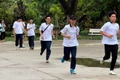 Nearly 1,000 students participated in the Uprace 2025 running event. Photo: Bảo Long