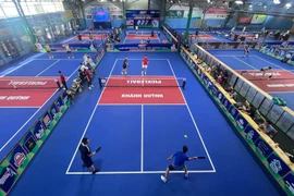The athletes competed with great enthusiasm, delivering many impressive plays. Photo: H.H
