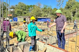 Gia Lai: Inspection of Progress on Multi-level Boarding School Project in Seven Border Communes