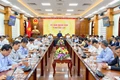 Chairman of the Provincial People's Committee Pham Anh Tuan works to "remove obstacles" for businesses
