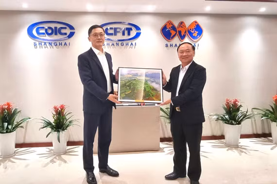 Secretary of the Provincial Party Committee Thai Dai Ngoc pays courtesy visits to organizations in Shanghai