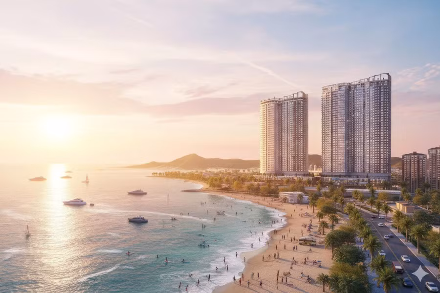 Best Western Premier Sailing Quy Nhơn - Executive apartments with long-term ownership, three sides facing the sea, topped out, expected handover in Q3/2026.