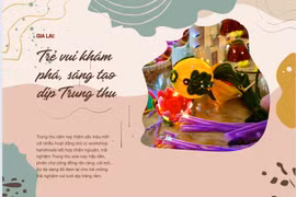 This year's Mid-Autumn Festival in Gia Lai was vibrant with charitable handmade activities, mooncake making.