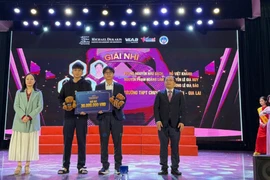 Students from Le Quy Don High School for the Gifted (Gia Lai) win second prize at the 2025 Vietnam Artificial Intelligence Competition