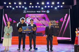 Students from Le Quy Don High School for the Gifted (Gia Lai) win second prize at the 2025 Vietnam Artificial Intelligence Competition