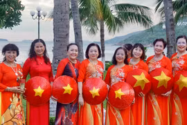 Gia Lai’s centre turns red ahead of National Day