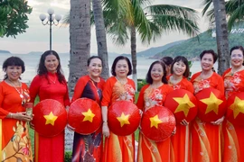 Gia Lai’s centre turns red ahead of National Day