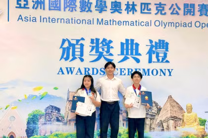 Two APC Gia Lai students achieve top results at the Asian Mathematics Arena