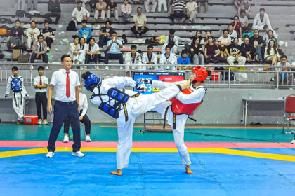 University students return home to win Taekwondo gold at Gia Lai Sports Festival