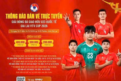 Gia Lai VTV Cup 2026 tickets to go on sale online from October 28