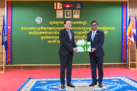 High-Level Delegation from Gia Lai Province Visits Ratanakiri to Extend Chôl Chnăm Thmây New Year Greetings