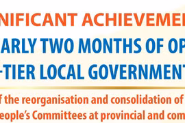 Two months on: Key outcomes of two-tier local government model