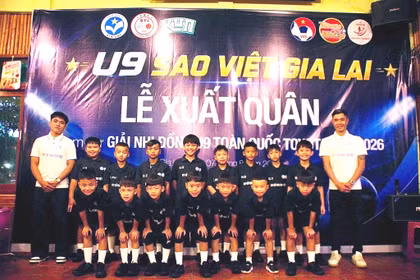 Gia Lai Fields Two Teams in National U9 Football Championship