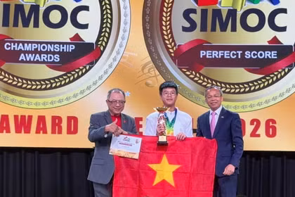 Two Gia Lai Students Win Awards at SIMOC 2026 International Mathematics Competition