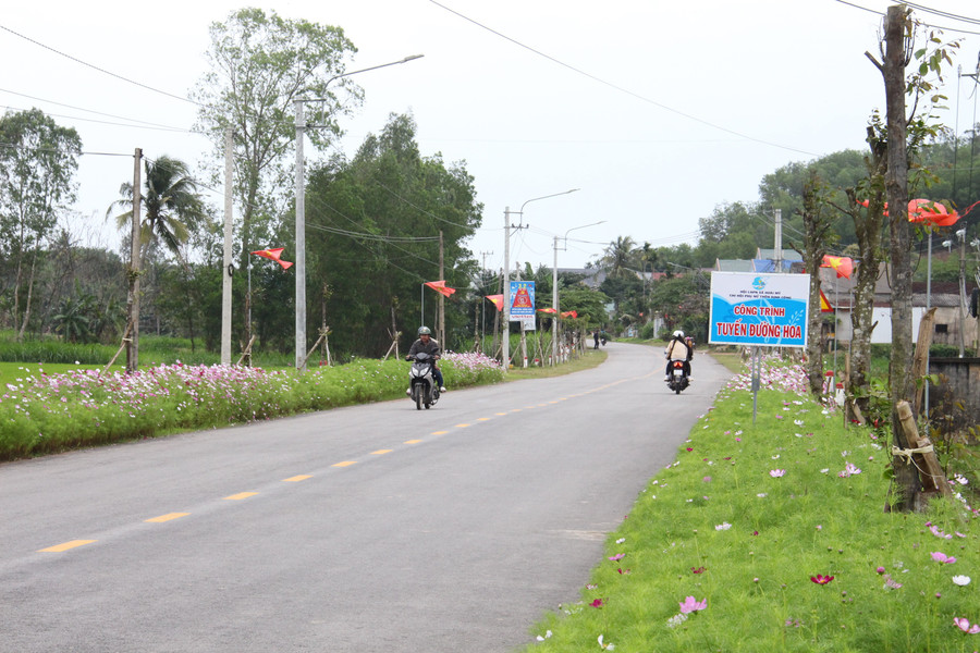 The new rural landscape in Hoai My commune in the past (now Hoai Nhon Dong ward). Photo: Trọng Lợi a1.jpg