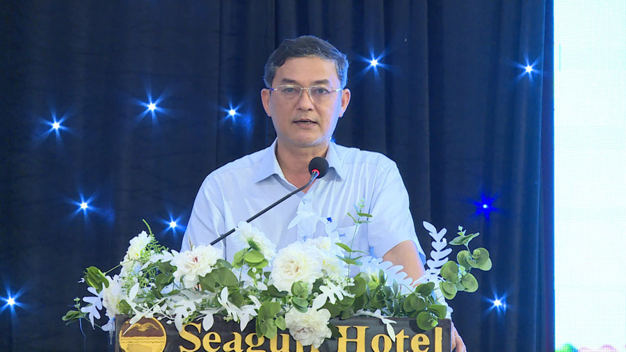 Mr. Phan Ngoc Anh, Head of the Sub-Department of Standards, Metrology and Quality, speaks at the conference. Photo: Trọng Lợi anh.jpg