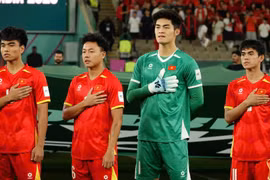 Trung Kiên has been called up to the national team.