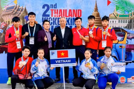 Jrai Female Martial Artist from Lung Prông Village Achieves Remarkable Feat in the Land of the Golden Pagodas