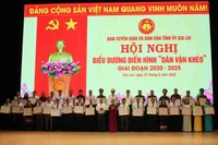 Gia Lai Province recognizes leaders in “skillful mass mobilization” campaign