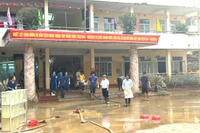 The Gia Lai provincial medical team has provided comprehensive disinfection support, helping Thai Nguyen Rehabilitation Hospital quickly restore safe conditions to resume admitting patients. Photo: Provided by the Organizing Committee
