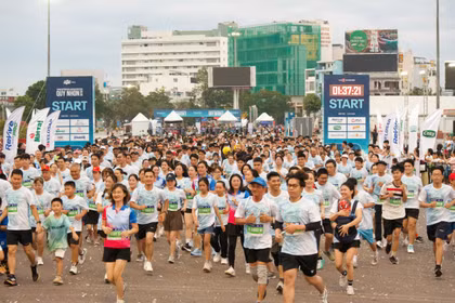 8,000 Athletes Enthusiastically Compete at VnExpress Marathon Quy Nhon 2026