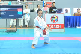 Gia Lai sports festival Karate competition draws 200 athletes from 20 communes and wards