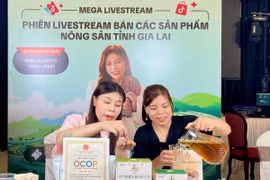 In addition to traditional trade promotion, OCOP producers are also being supported to livestream sales on the TikTok Shop platform. Photo: Vu Thao