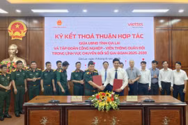 The People's Committee of Gia Lai Province and Viettel have signed a cooperation agreement on digital transformation.