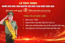 Major Le Duc Lam and His Journey of Donating Blood 33 Times for the Community