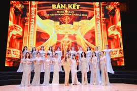 18 outstanding contestants at the semifinals of the Miss Asia Businesswoman 2025 pageant. Photo: Provided by the Organizing Committee